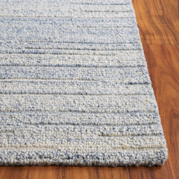 Safavieh Natura Hand-woven Area Rug - Elegant 80% Wool Design With Subtle Patterns For Modern Interiors Blue 80% Wool,20% Cotton Nat461m-4