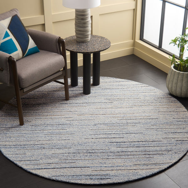 Safavieh Natura Hand-woven Area Rug - Elegant 80% Wool Design With Subtle Patterns For Modern Interiors Blue 80% Wool,20% Cotton Nat461m-4