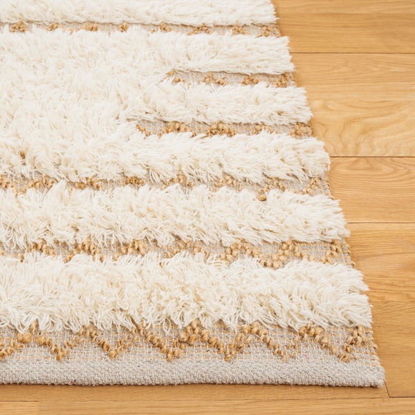 Safavieh Natura 505 Hand Woven Bohemian Rug Ivory / Natural 8' x 10'