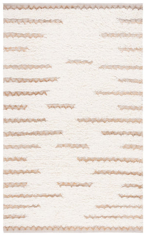 Safavieh Natura 505 Hand Woven Bohemian Rug Ivory / Natural 8' x 10'