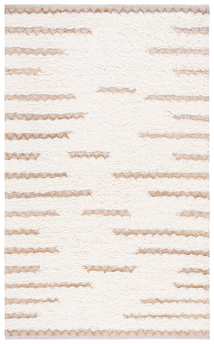 Safavieh Natura 505 Hand Woven Bohemian Rug Ivory / Natural 5' x 8'