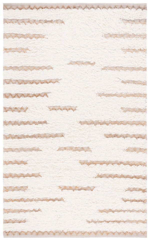 Safavieh Natura 505 Hand Woven Bohemian Rug Ivory / Natural 5' x 8'