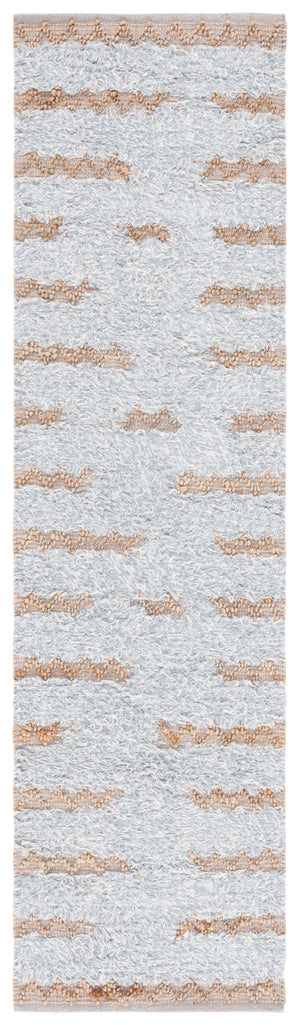 Safavieh Natura 505 Hand Woven Bohemian Rug Grey / Natural 2'-3" x 8'
