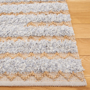 Safavieh Natura 505 Hand Woven Bohemian Rug Grey / Natural 8' x 10'