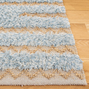 Safavieh Natura 505 Hand Woven Bohemian Rug Blue / Natural 5' x 8'