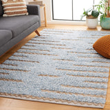 Safavieh Natura 505 Hand Woven Bohemian Rug Blue / Natural 5' x 8'