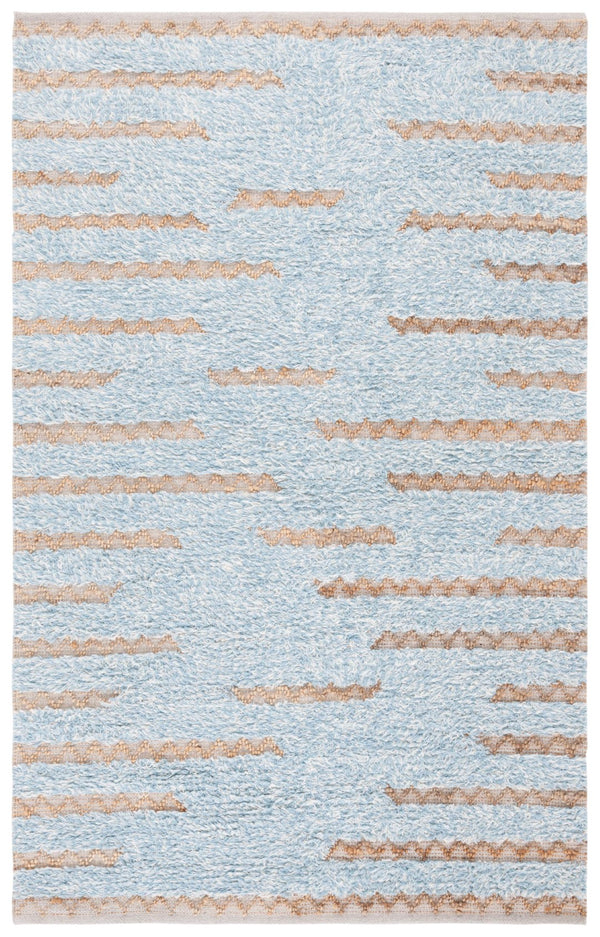 Safavieh Natura 505 Hand Woven Bohemian Rug Blue / Natural 5' x 8'