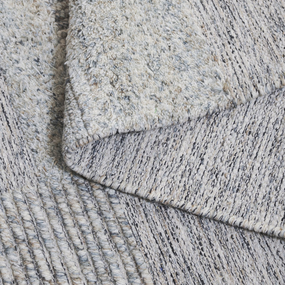 Safavieh Natural Hand‑Woven Round Wool‑Cotton Rug In Soft Grey‑Beige For Scandinavian, Modern, Cozy Interiors 6'-0" x 6'-0" NAT506F-6R