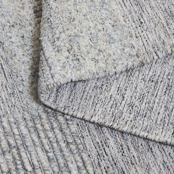 Safavieh Natural Hand‑Woven Grey Beige Runner — Wool‑Cotton Blend, Low Profile 3/8" Pile, Scandinavian Calm Design 2'-3" x 9'-0" NAT506F-29