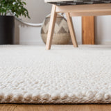 Safavieh Natura 551 Hand Woven 80% Polyester and 20% Cotton Rug Ivory NAT551A-9