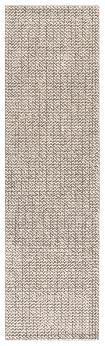 Safavieh Natura Soft Grey Ivory Hallway Runner Rug for Entryways and High Traffic Areas NAT586F-28