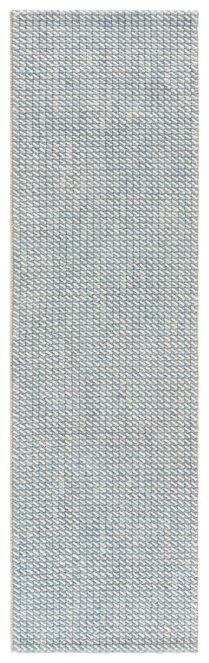 Safavieh Natura Tonal Nature Inspired Runner Rug in Soft Blue Ivory for Hallways and Entryways NAT586L-28
