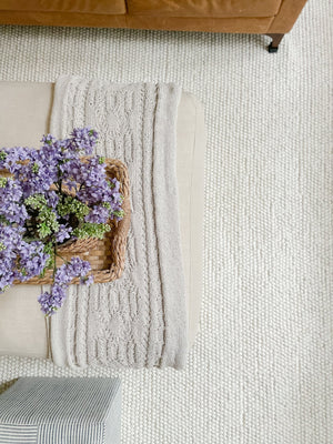 Safavieh Natura Handwoven 6X8 Oval Ivory Rug - 80% Wool 20% Cotton, Low 3/8" Pile, Timeless Textured Design NAT620A-68OV