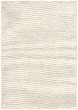 Safavieh Natura Handwoven 6X8 Oval Ivory Rug - 80% Wool 20% Cotton, Low 3/8" Pile, Timeless Textured Design NAT620A-68OV