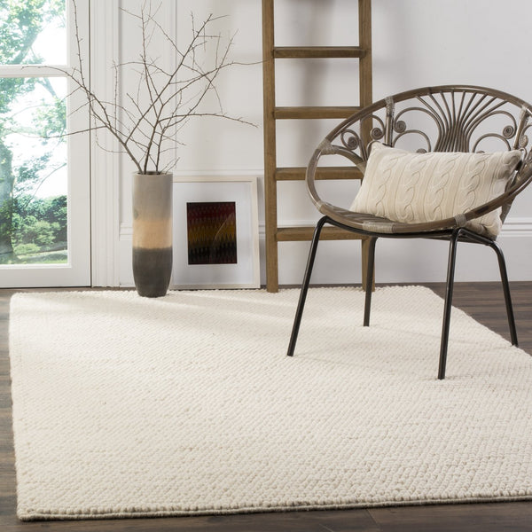 Safavieh Natura Exquisite Area Rug - Timeless Elegance In Soft Wool & Cotton, Ideal For Any Home Decor Ivory 80% Wool And 20% Cotton Nat620a-5sq