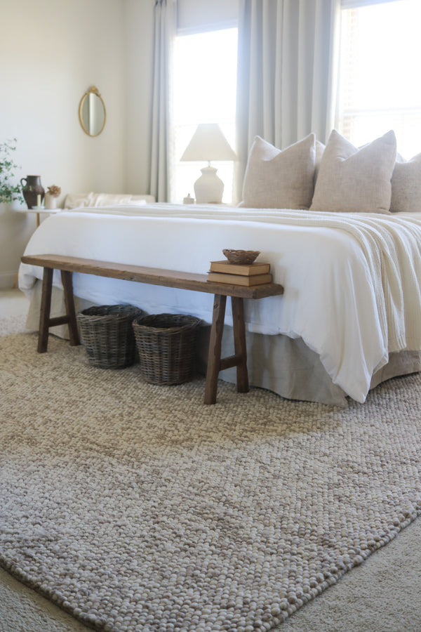 Safavieh Natura Exquisite Area Rug - Timeless Elegance In Soft Wool & Cotton, Ideal For Any Home Decor Beige 80% Wool And 20% Cotton Nat620b-6ov