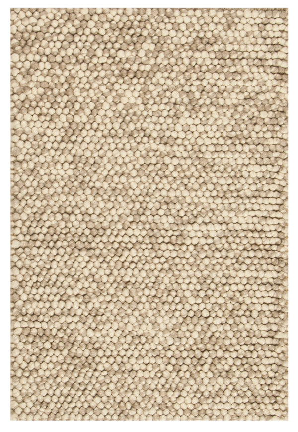 Safavieh Natura Hand-Woven 9X9 Beige Rug — 80% Wool 20% Cotton, Subtle Texture, Cozy Low-Profile 3/8" Pile NAT620B-9SQ