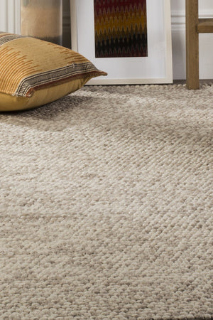 Safavieh Natura Hand-Woven 9X9 Beige Rug — 80% Wool 20% Cotton, Subtle Texture, Cozy Low-Profile 3/8" Pile NAT620B-9SQ