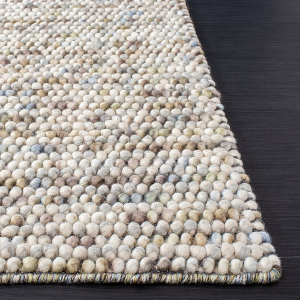 Safavieh Natura Hand Woven Wool Cotton Ivory Area Rug Artisan Flatweave for Entryways NAT620D-3SQ