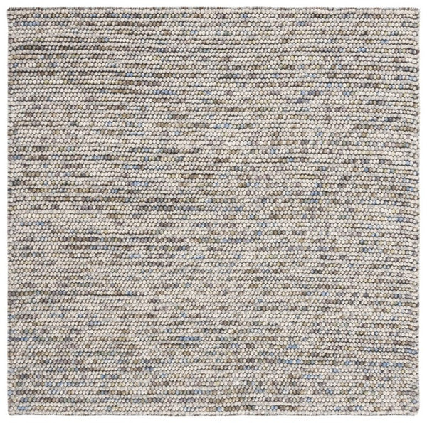 Safavieh Natura Hand Woven Wool Cotton Ivory Area Rug Artisan Flatweave for Entryways NAT620D-3SQ
