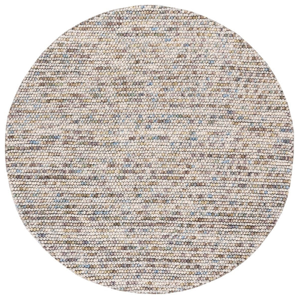 Safavieh Natura Hand Woven Oval Area Rug - Luxurious Wool & Cotton Blend For Elegant Home Decor Transformation Ivory ,Multi 80% Wool And 20% Cotton Nat620d-68ov