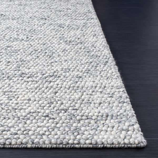Safavieh Natura Hand Woven Wool Cotton Runner Rug Soft Tonal Grey Ivory for Hallways NAT620G-220