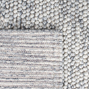 Safavieh Natura Hand Woven Wool Cotton Runner Rug Soft Tonal Grey Ivory for Hallways NAT620G-220