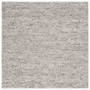 Safavieh Natura 620 Hand Woven  Rug X23 Light Grey / Ivory NAT620G-8SQ