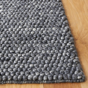 Safavieh Natura Hand Woven Wool Cotton Area Rug Oversized Dark Grey for Large Living Rooms NAT620H-1115
