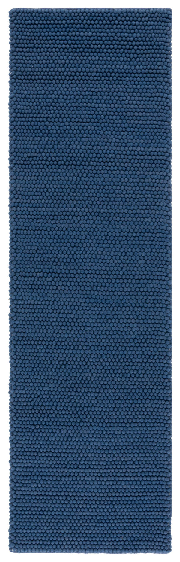 Safavieh Natura Hand‑Woven Navy Blue Runner 2'3"X14' — Low‑Pile Wool-Cotton Blend, Durable Scandinavian Style NAT620M-214