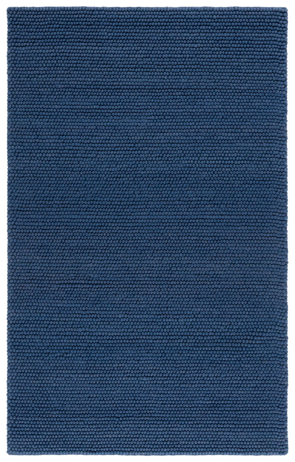 Safavieh Natura Exquisite Area Rug - Timeless Elegance In Soft Wool & Cotton, Ideal For Any Home Decor Navy ,Blue 80% Wool And 20% Cotton Nat620m-26