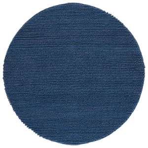 Safavieh Natura Exquisite Area Rug - Timeless Elegance In Soft Wool & Cotton, Ideal For Any Home Decor Navy ,Blue 80% Wool And 20% Cotton Nat620m-26