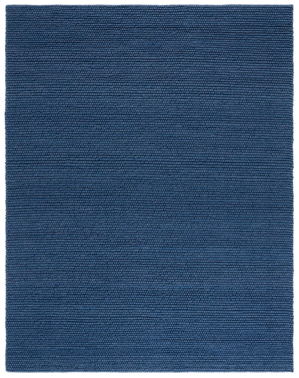 Safavieh Natura Exquisite Area Rug - Timeless Elegance In Soft Wool & Cotton, Ideal For Any Home Decor Navy ,Blue 80% Wool And 20% Cotton Nat620m-26