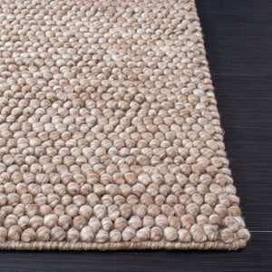 Safavieh Natura Hand Woven Wool Cotton Hallway Runner Low Pile Flatweave Neutral Brown Rug NAT620T-216