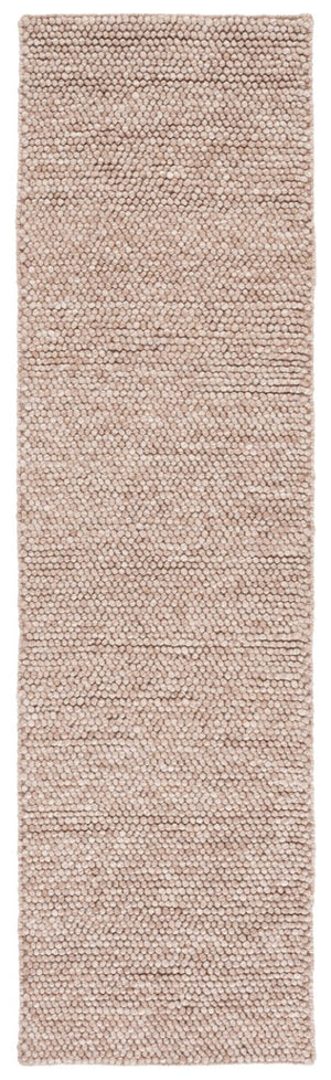 Safavieh Natura Hand Woven Wool Cotton Hallway Runner Low Pile Flatweave Neutral Brown Rug NAT620T-216