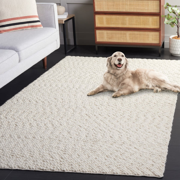 Safavieh Natura 621 Hand Tufted Contemporary Rug Ivory 5' x 8'