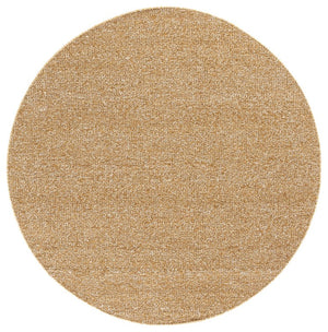 Safavieh Natura Hand Woven Wool Jute Cotton Round Rug Earthy Gold Tones for Living Rooms NAT622D-6R
