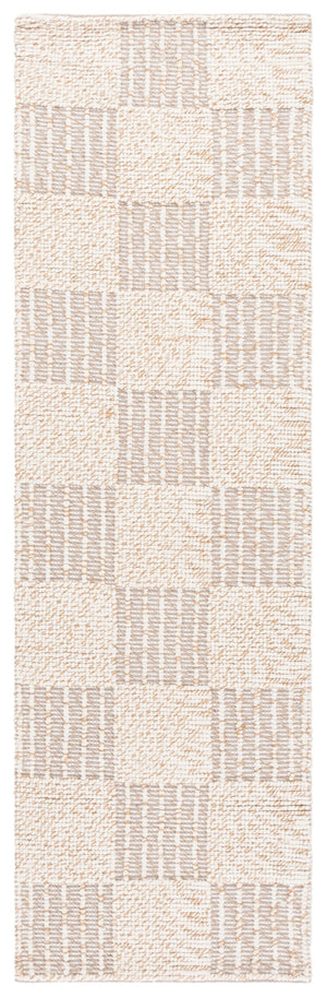 Safavieh Natura Hand-loomed Wool Rug - Elegant Modern Design In Earthy Tones For A Cozy Home Atmosphere Brown ,Ivory Wool Pile Nat701t-6sq
