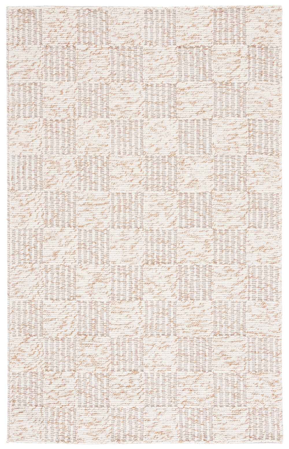 Safavieh Natura Hand-loomed Wool Rug - Elegant Modern Design In Earthy Tones For A Cozy Home Atmosphere Brown ,Ivory Wool Pile Nat701t-6sq