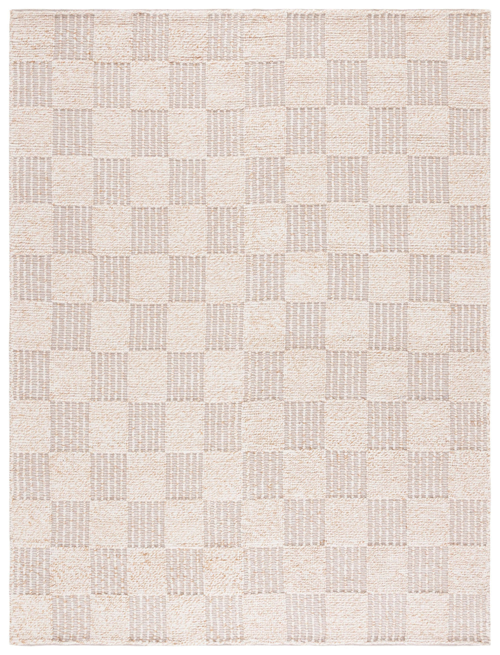 Safavieh Natura Hand-loomed Wool Rug - Elegant Modern Design In Earthy Tones For A Cozy Home Atmosphere Brown ,Ivory Wool Pile Nat701t-6sq
