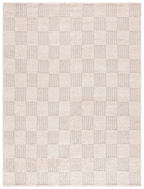 Safavieh Natura Hand-loomed Wool Rug - Elegant Modern Design In Earthy Tones For A Cozy Home Atmosphere Brown ,Ivory Wool Pile Nat701t-6sq