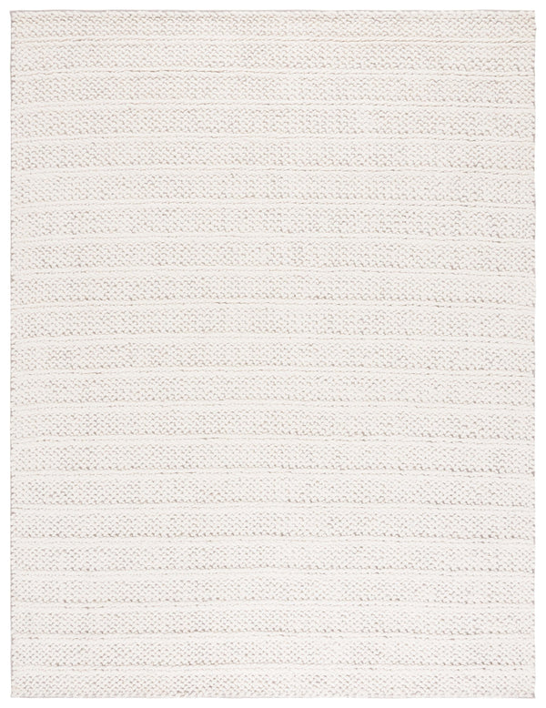 Safavieh Natura Modern Wool Runner Rug - Luxurious Hand-loomed Design For Elegant Home Spaces And Comfort Ivory Wool Pile Nat702a-5