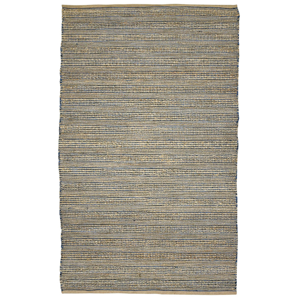 AMER Rugs Naturals Handwoven Jute Cotton Striped Flatweave Rug for Coastal Farmhouse Decor 3' x 5' NAT70305