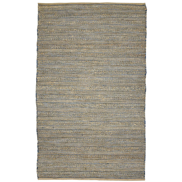 AMER Rugs Naturals Handwoven Jute Cotton Striped Flatweave Rug for Coastal Farmhouse Decor 3' x 5' NAT70305