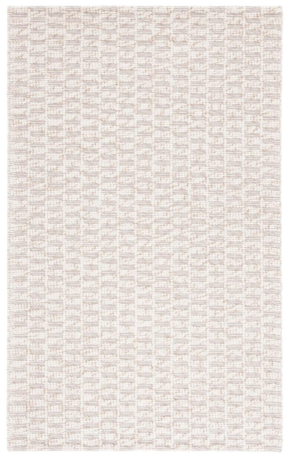 Safavieh Natura Hand-loomed Wool Area Rug - Chic Modern Design In Warm Neutrals For Any Living Space Brown ,Ivory Wool Pile Nat703t-5
