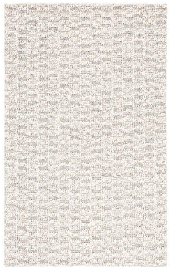 Safavieh Natura Hand-loomed Wool Area Rug - Chic Modern Design In Warm Neutrals For Any Living Space Brown ,Ivory Wool Pile Nat703t-5