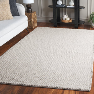 Safavieh Natura Modern Ivory Area Rug - Hand-loomed Wool, Timeless Elegance For Chic Home Decor Solutions Ivory Wool Pile Nat704a-8
