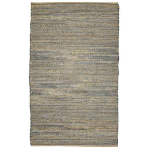 AMER Rugs Naturals Handwoven Jute Cotton Striped Flatweave Rug for Coastal Farmhouse Decor 5' x 8' NAT70508