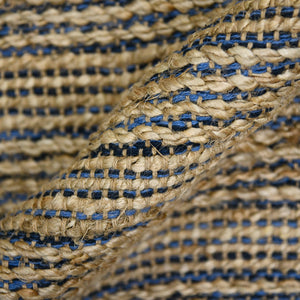 Naturals Handwoven Jute Cotton Striped Flatweave Rug for Coastal Farmhouse Decor
