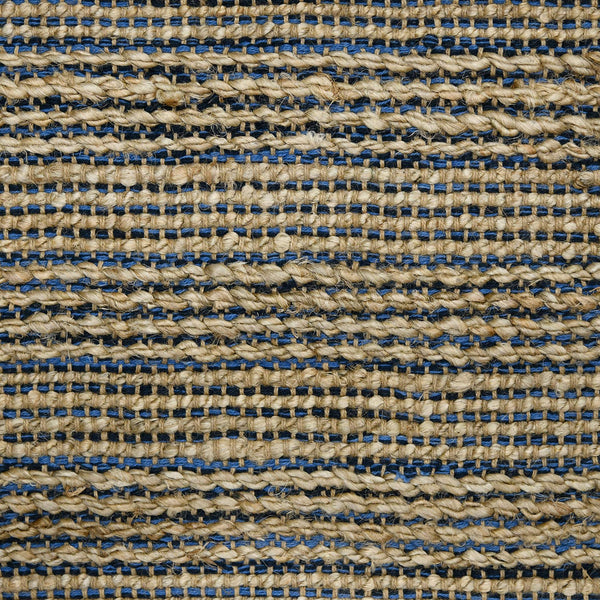 Naturals Handwoven Jute Cotton Striped Flatweave Rug for Coastal Farmhouse Decor